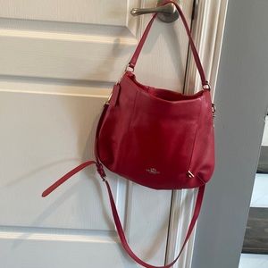 Coach shoulder bag with optional crossbody strap